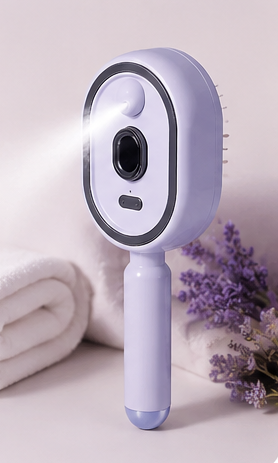 Velora 4 in 1 Self-Cleaning MIst Massage Hair Brush