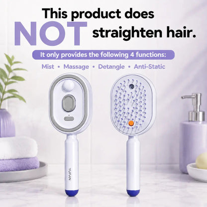 Velora 4 in 1 Self-Cleaning MIst Massage Hair Brush